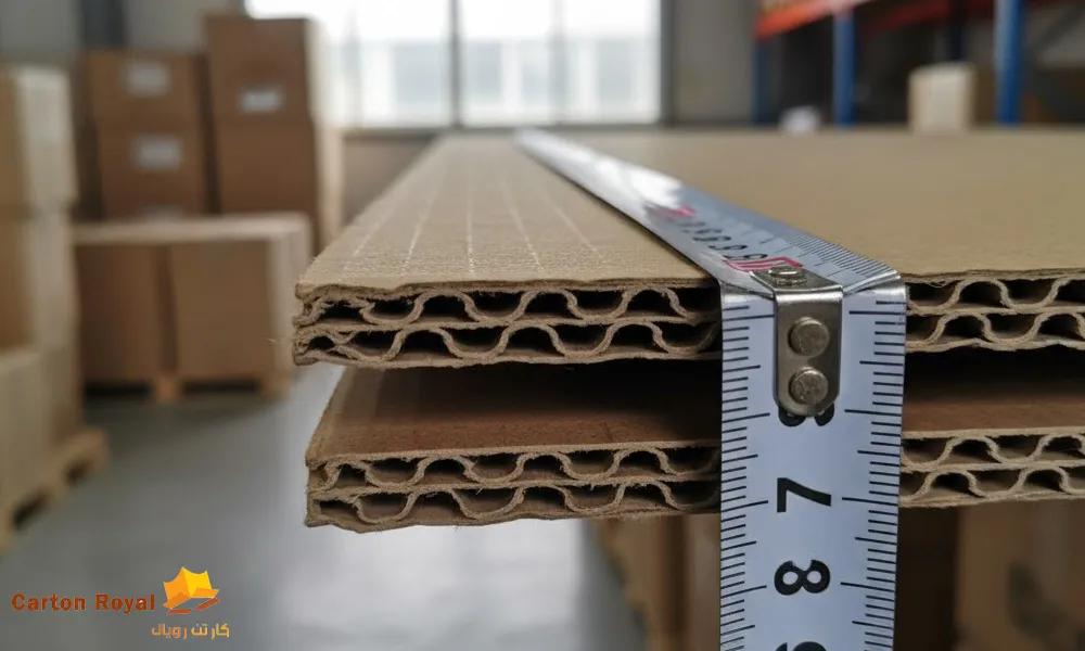 ضخامت کارتن
