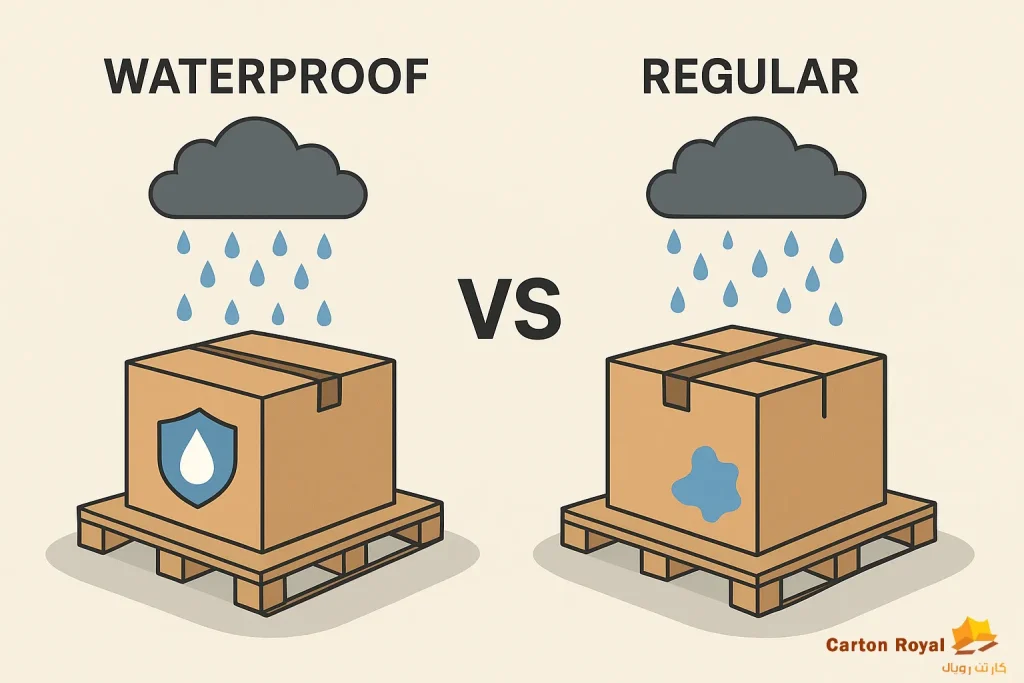 مقایسه کارتن ضد رطوبت و معمولی